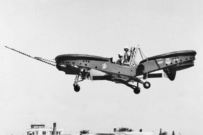 Piasecki AIRGEEP II first flight