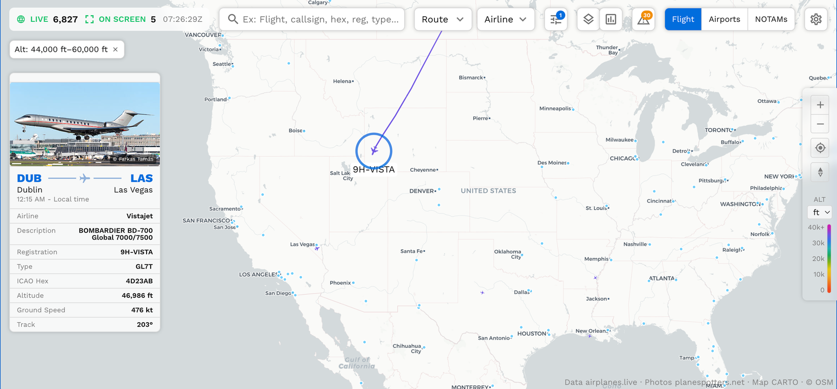 Simple Flying Flight Tracker