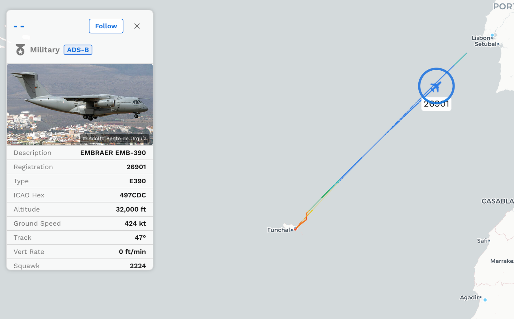Simple Flying Flight Tracker