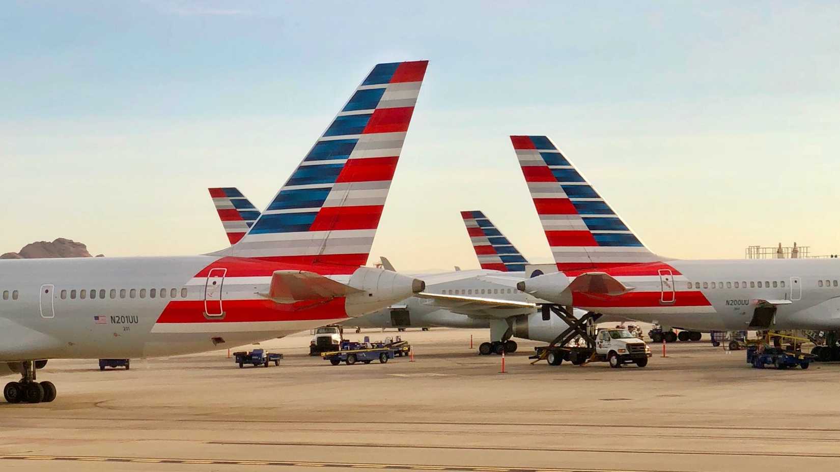 American Airlines Tails In Phoenix