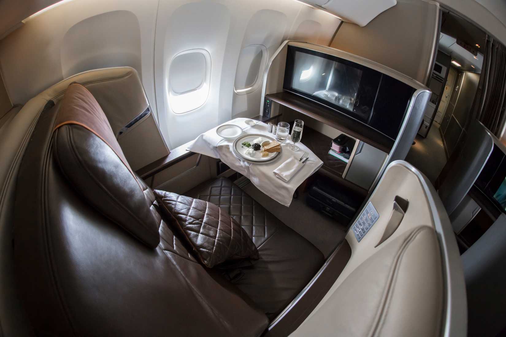Singapore A380 Business Class