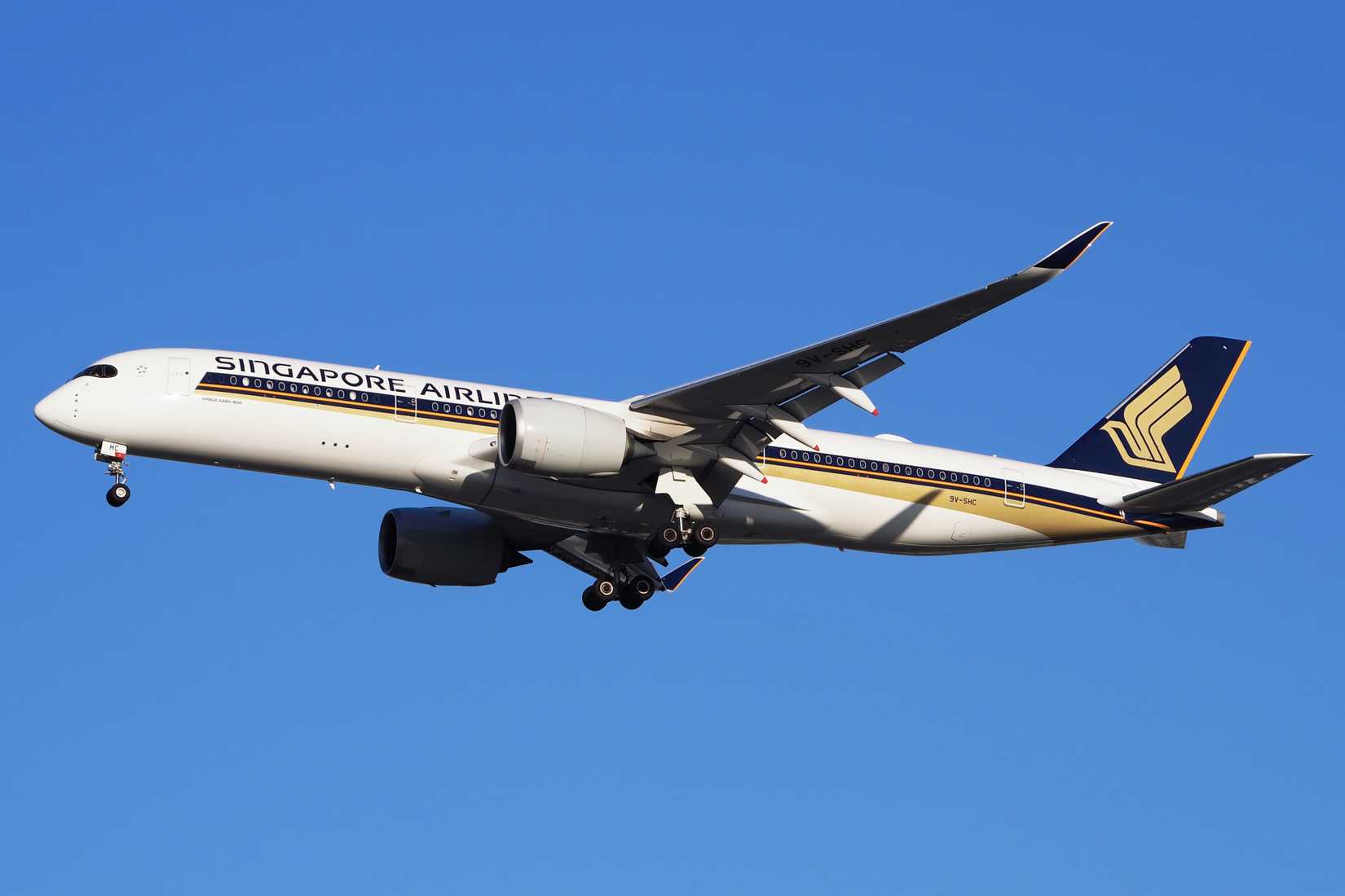 Singapore A350 Inflight