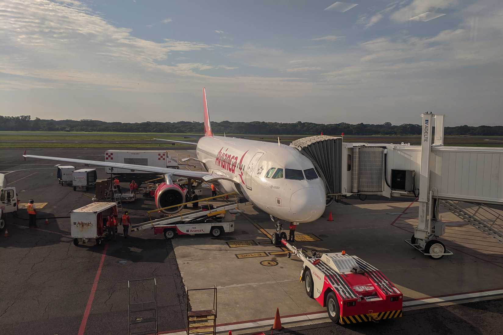 Avianca Airbus A320-200 At The Gate