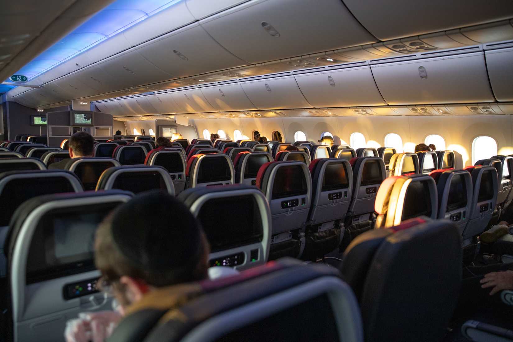 American Airlines aircraft cabin