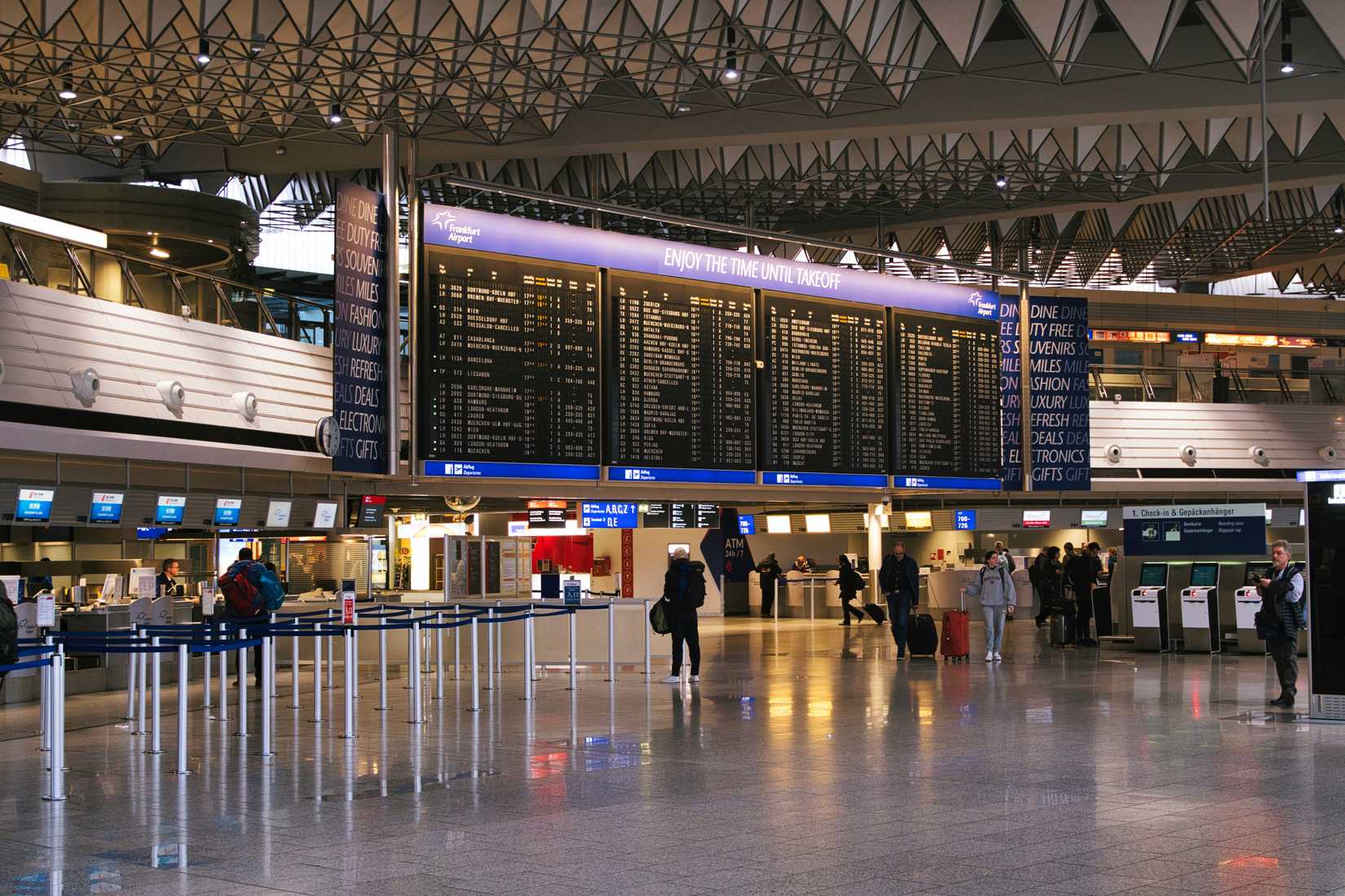 Frankfurt Airport Departure Board