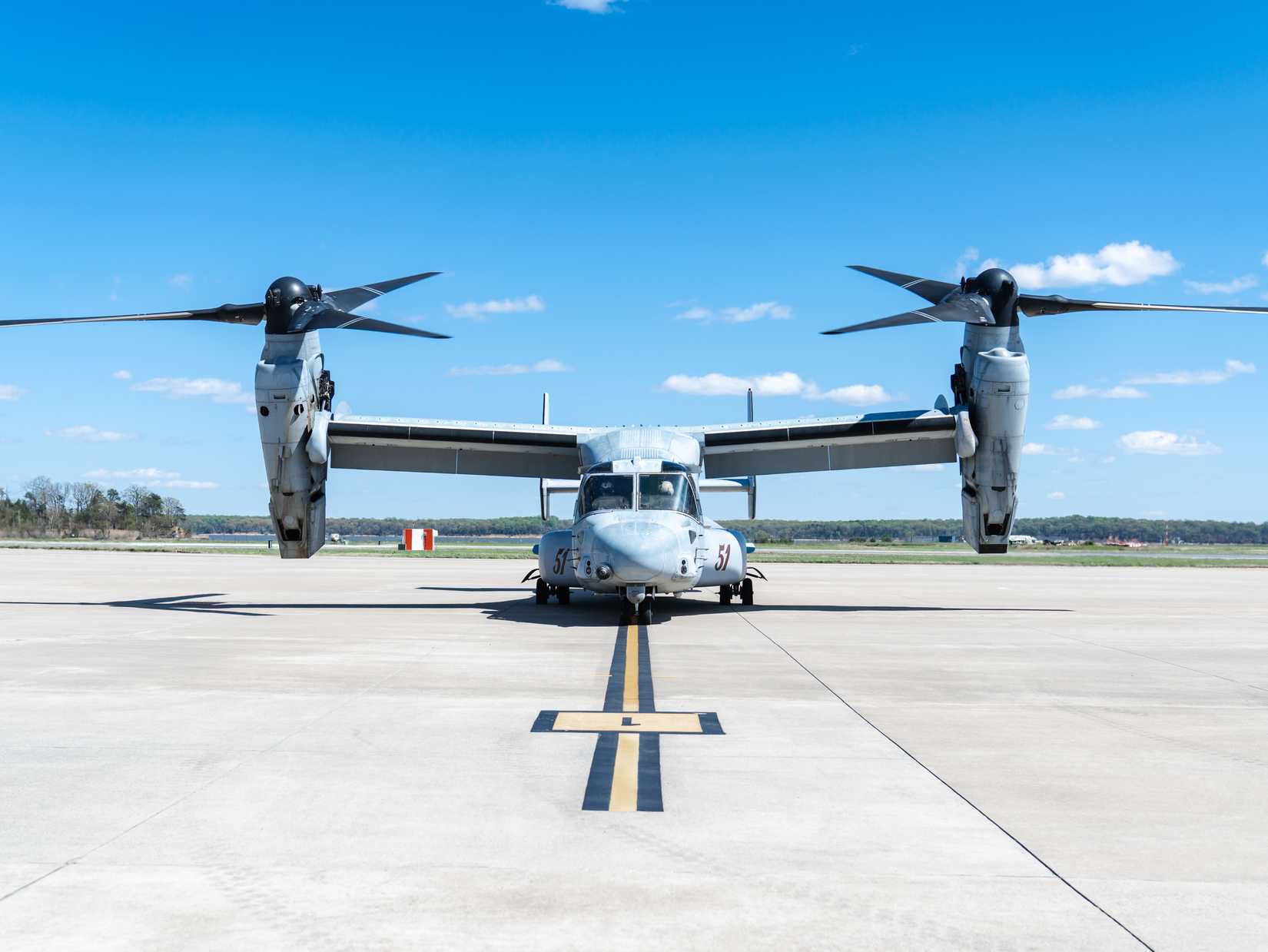USMC Osprey Parked