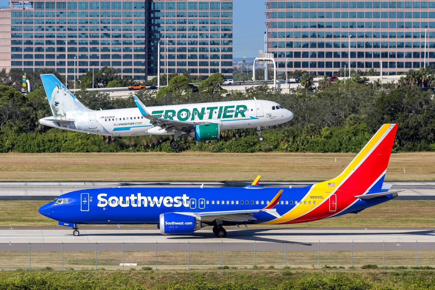 Southwest Airlines Boeing 737 MAX 8 Taxiing 