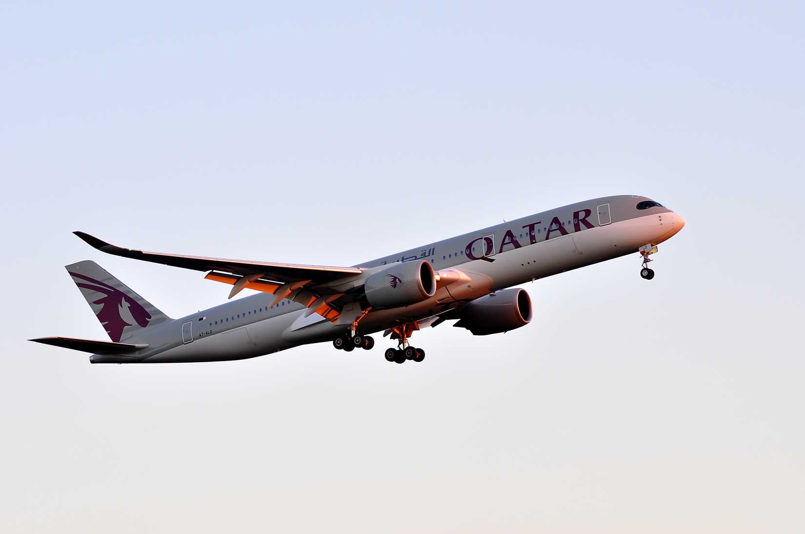 Qatar A350 Inflight