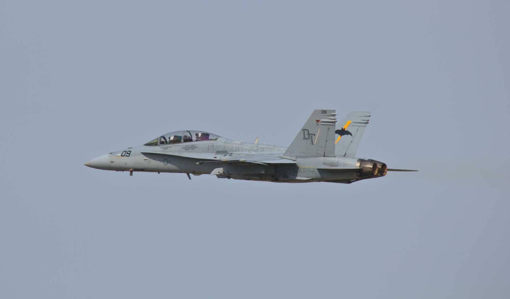 USMC Boeing F/A-18 In Flight