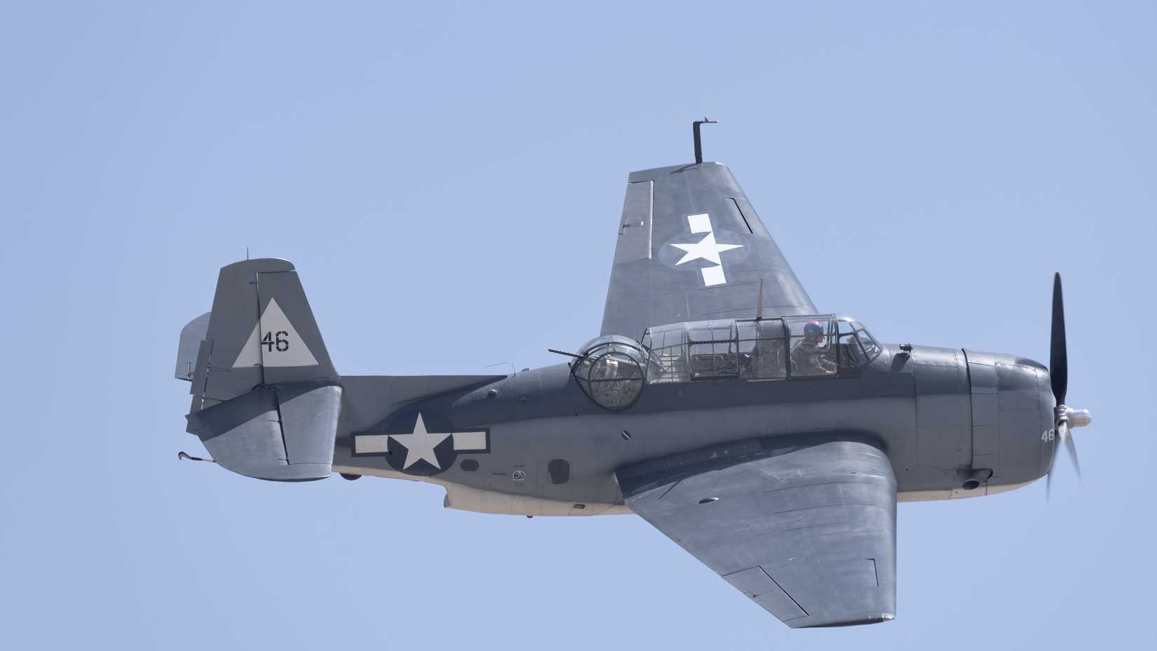 Grumman TBM Avenger shown at the 'Planes of Fame' airshow.