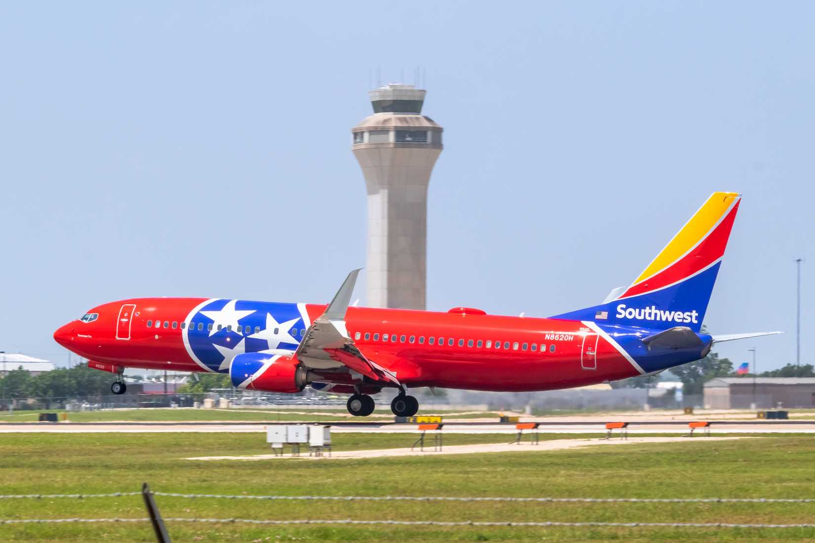 Southwest Airlines Boeing 737 special livery Austin Texas