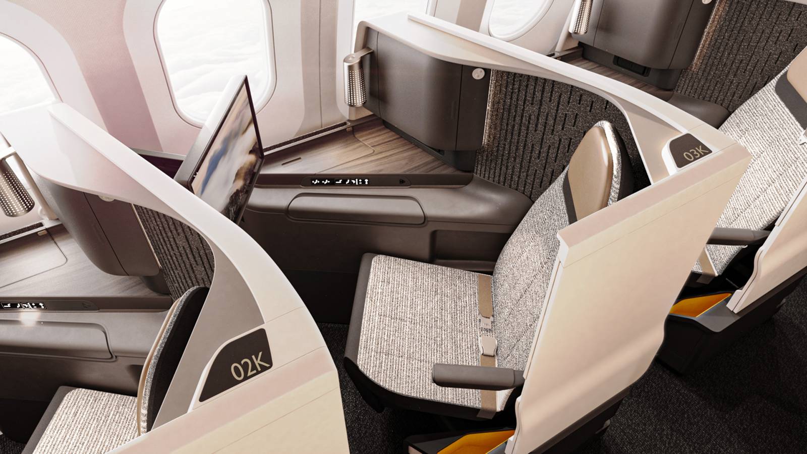 Inch Business Class Seat That Threatens Collins, Safran & RECARO's Grip On Mid