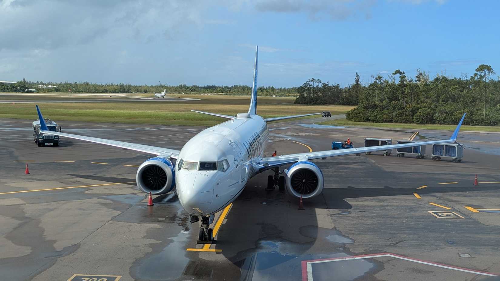 United Airlines 737 MAX 8 at Houston