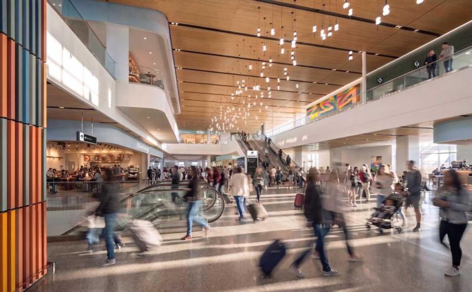 SeaTac Airport Upgraded Concourse Rendering