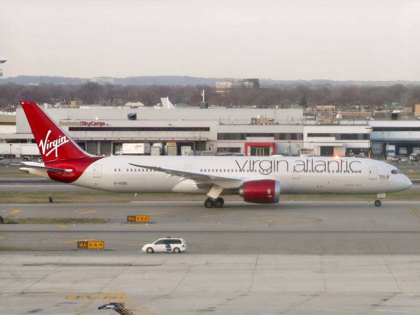 Virgin Atlantic Boeing 787 taxiing