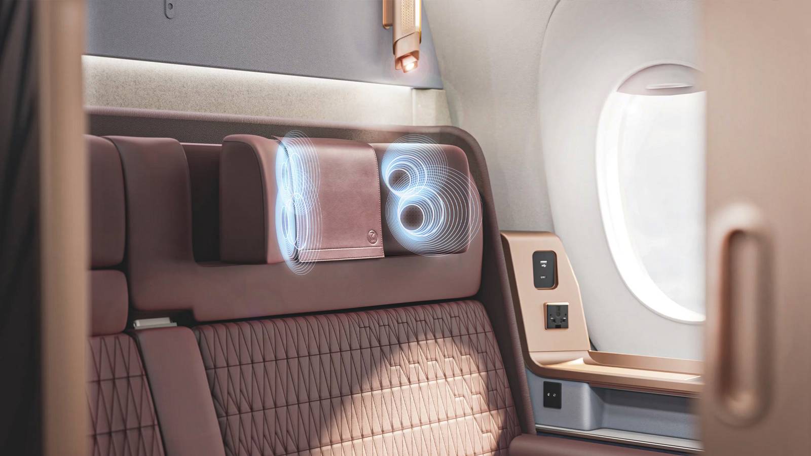 A350-1000 da JAL: Alto-falantes no encosto decepcionam na prometida imersão sonora