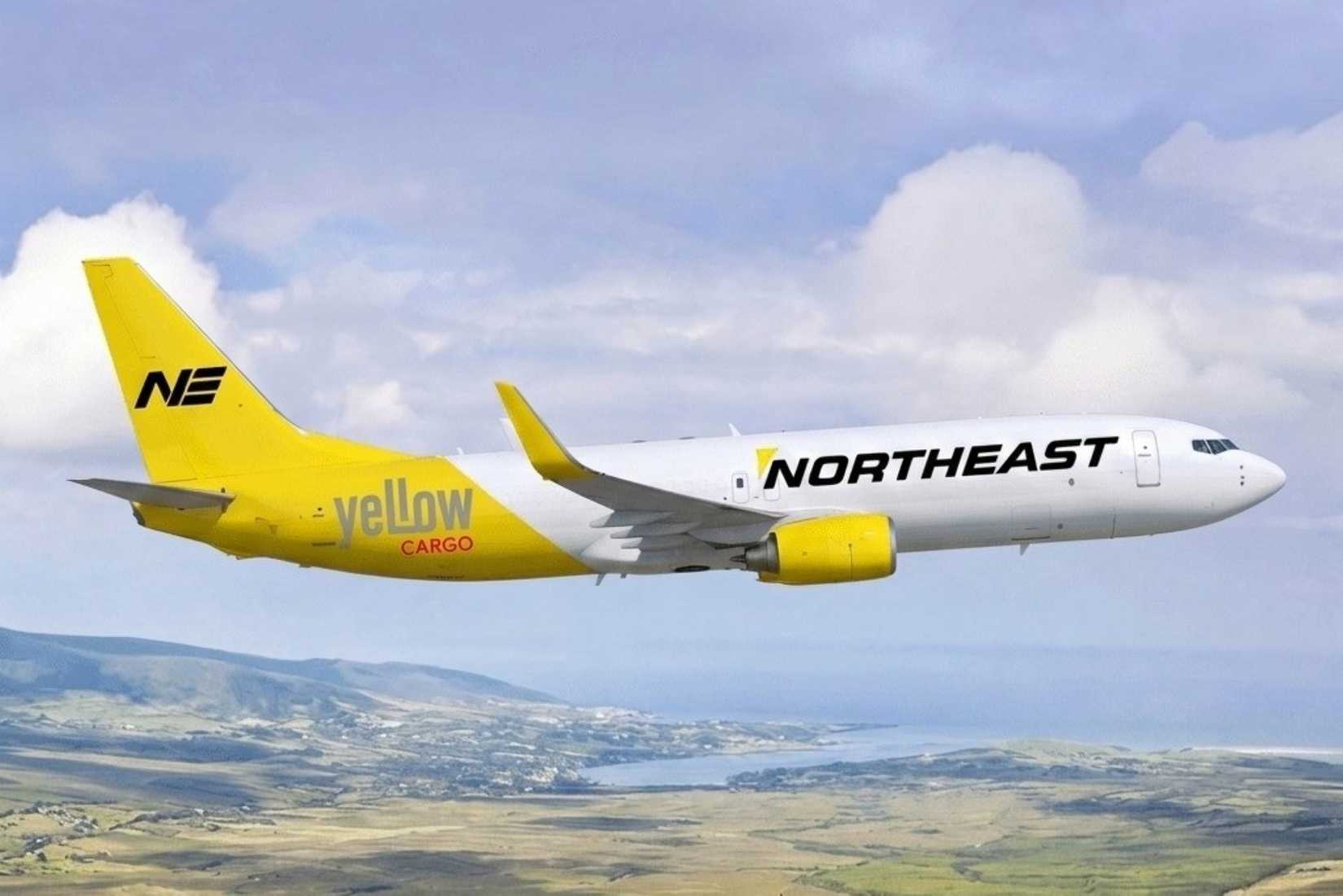 Northeast AIrlines Boeing 737-800BCF In Flight