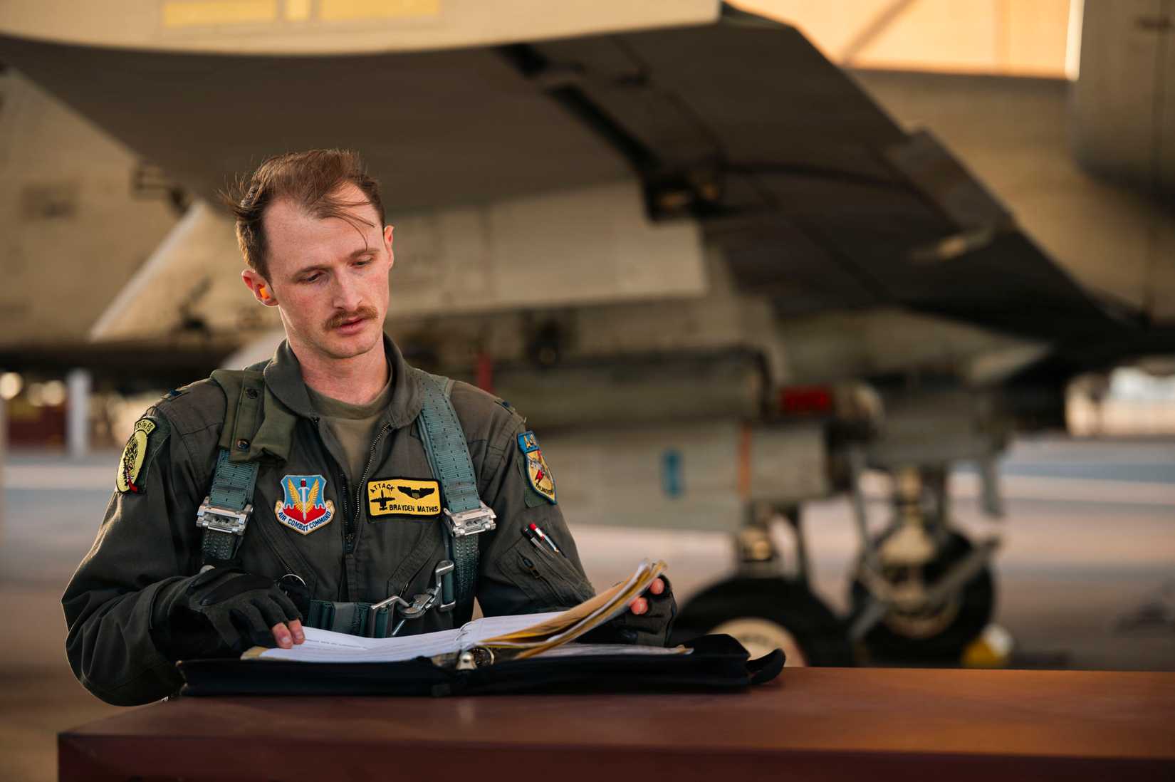 1st Lt. Brayden Mathis, 357th Fighter Squadron A-10C Thunderbolt II aircraft student pilot