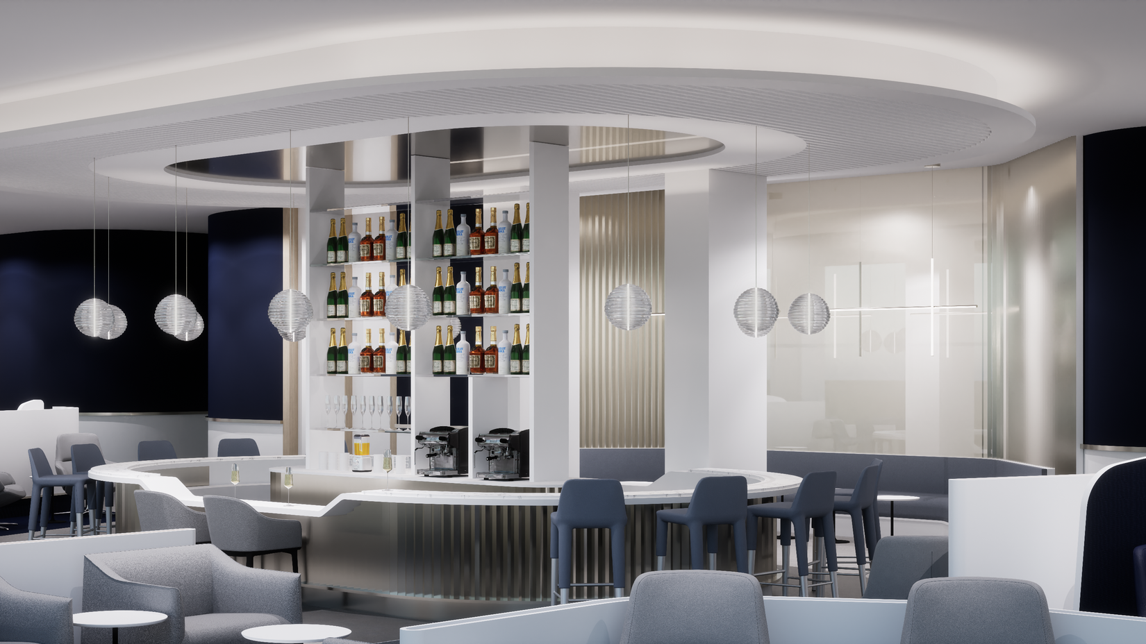 Air France New JFK Lounge
