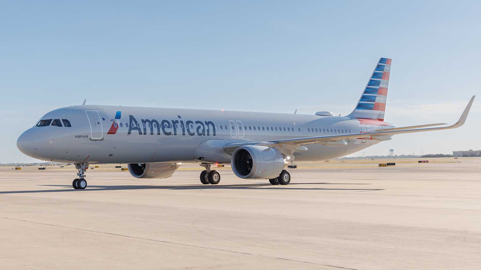 American Airlines Airbus A321XLR aircraft on the tarmac