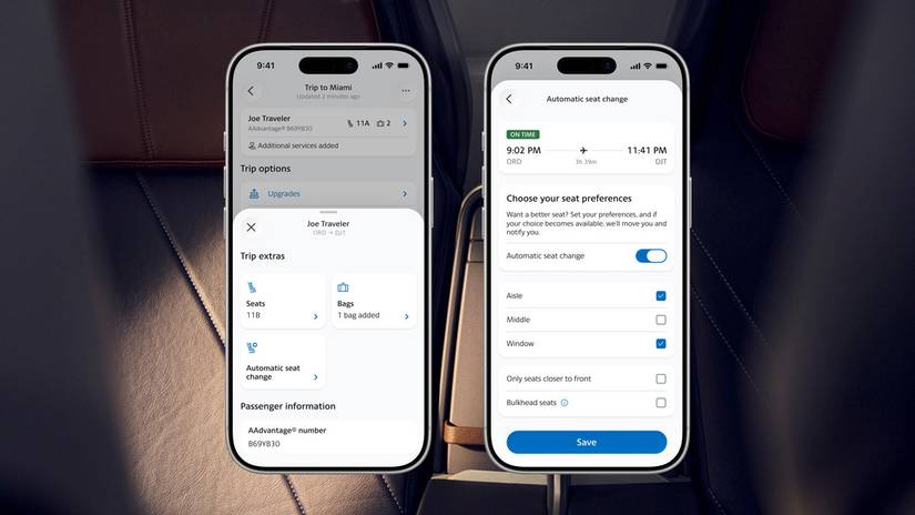 New American Airlines app feature monitors seat availability based on customers’ preferences