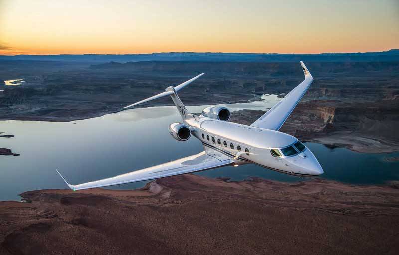 A Guardian Jet Gulfstream G650 inflight