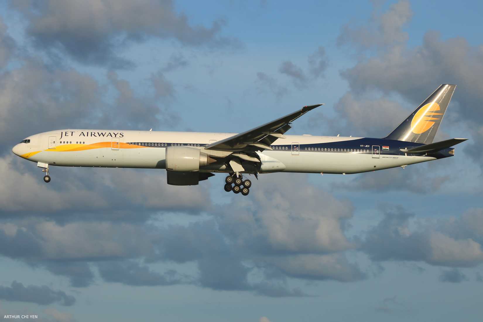 Jet Airways Boeing 777-300ER aircraft 