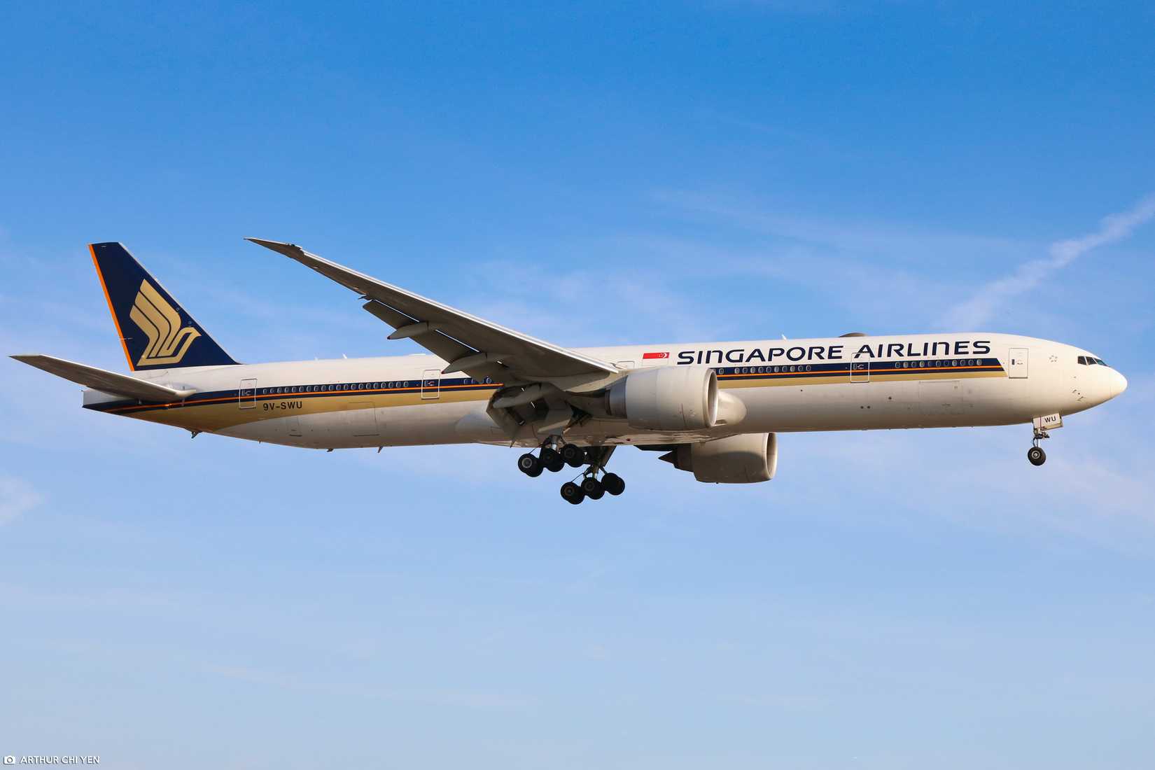 Singapore Airlines Boeing 777-300ER aircraft 