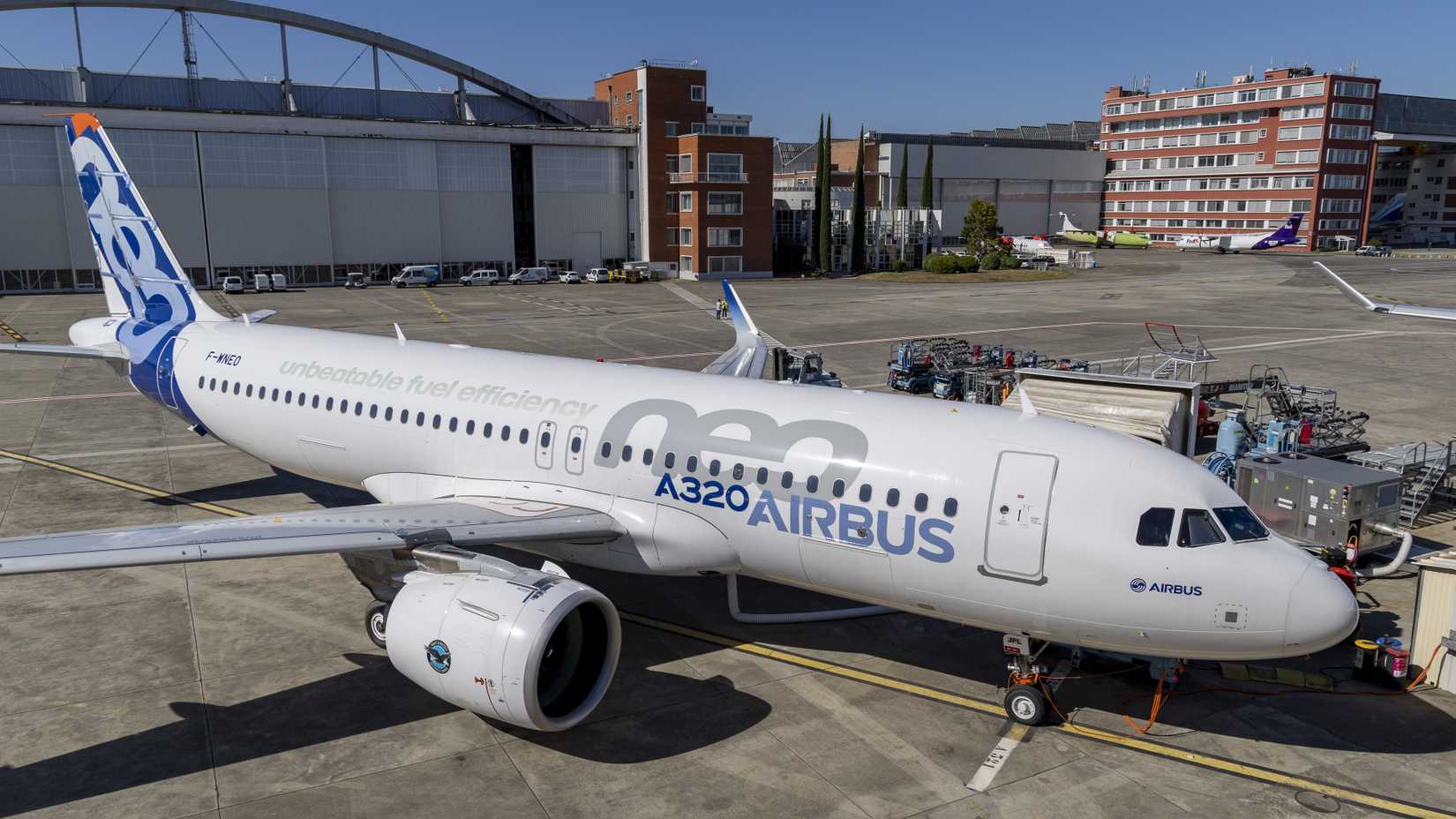 A320 P&W GTF 100% SAF flight in France