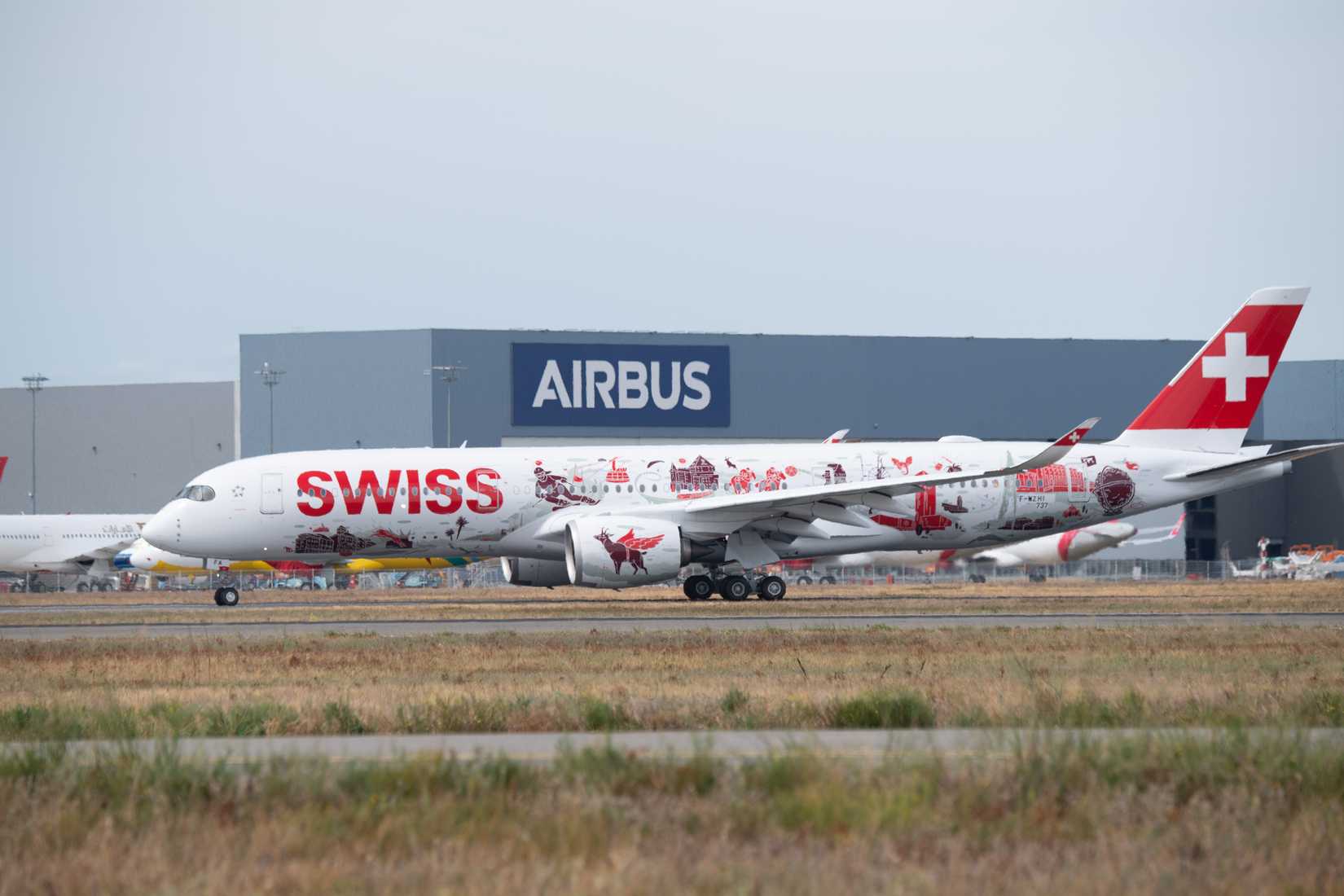 A350-900 Swiss International Air Lines First flight
