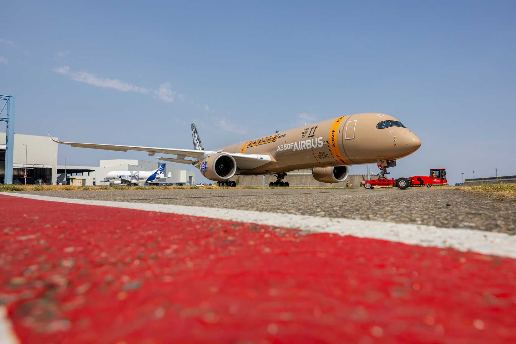 Airbus A350F daytime rollout