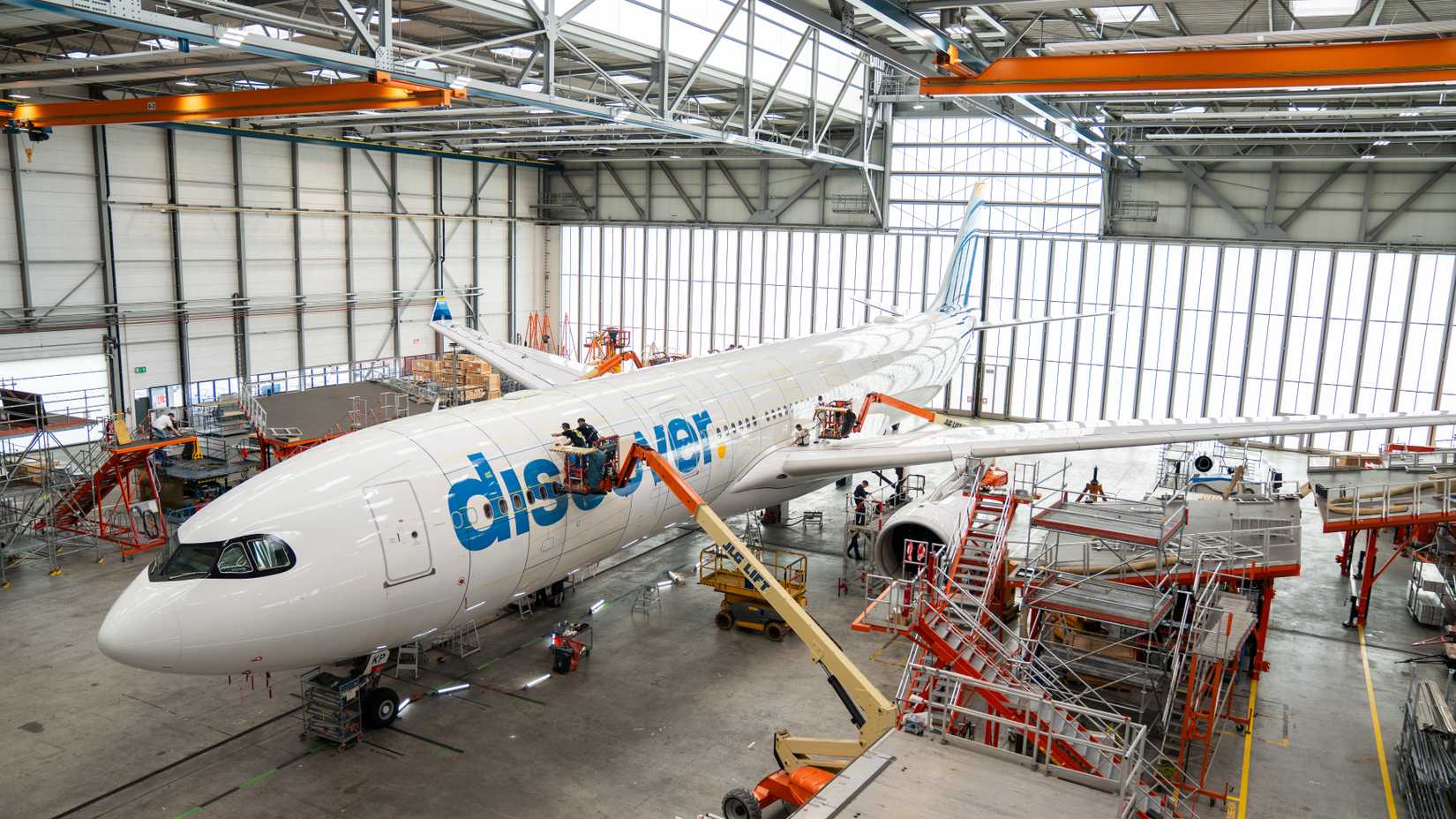 Discover Airlines A330 In Hangar