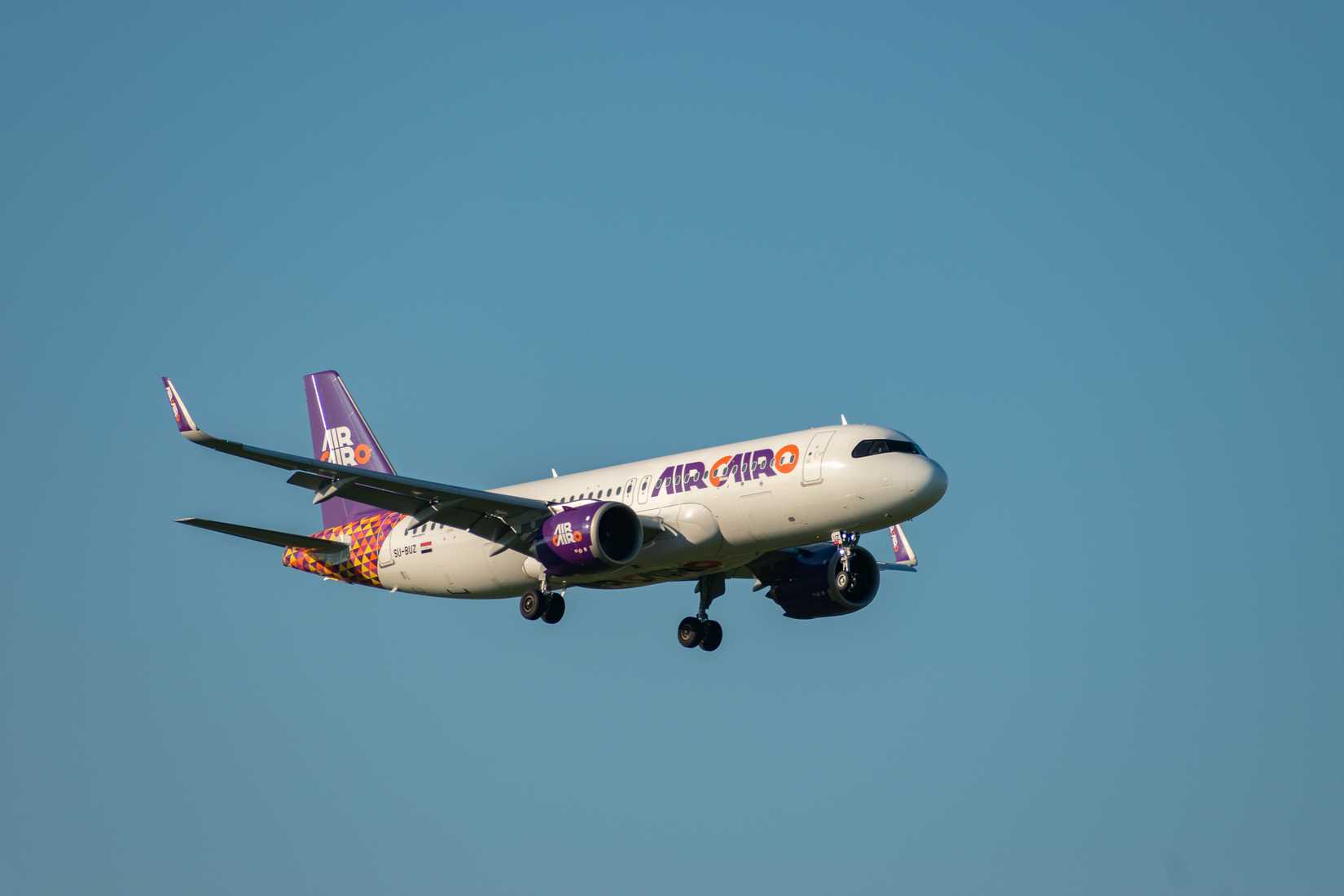 Air Cairo Airbus A320neo blue sky