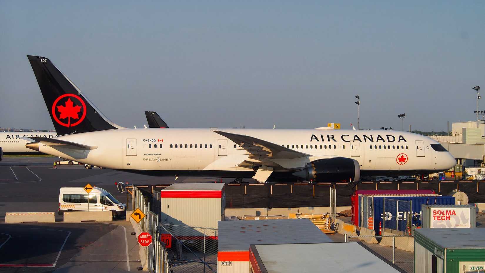 Air Canada Boeing 787-8 parked