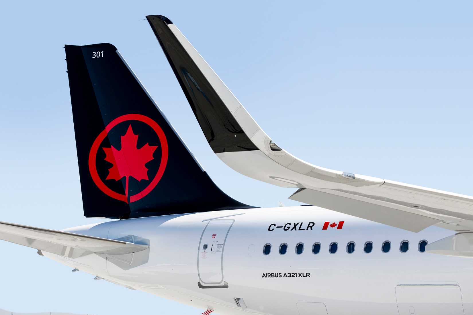 Air Canada's first Airbus A321XLR  - Registration C-GXLR
