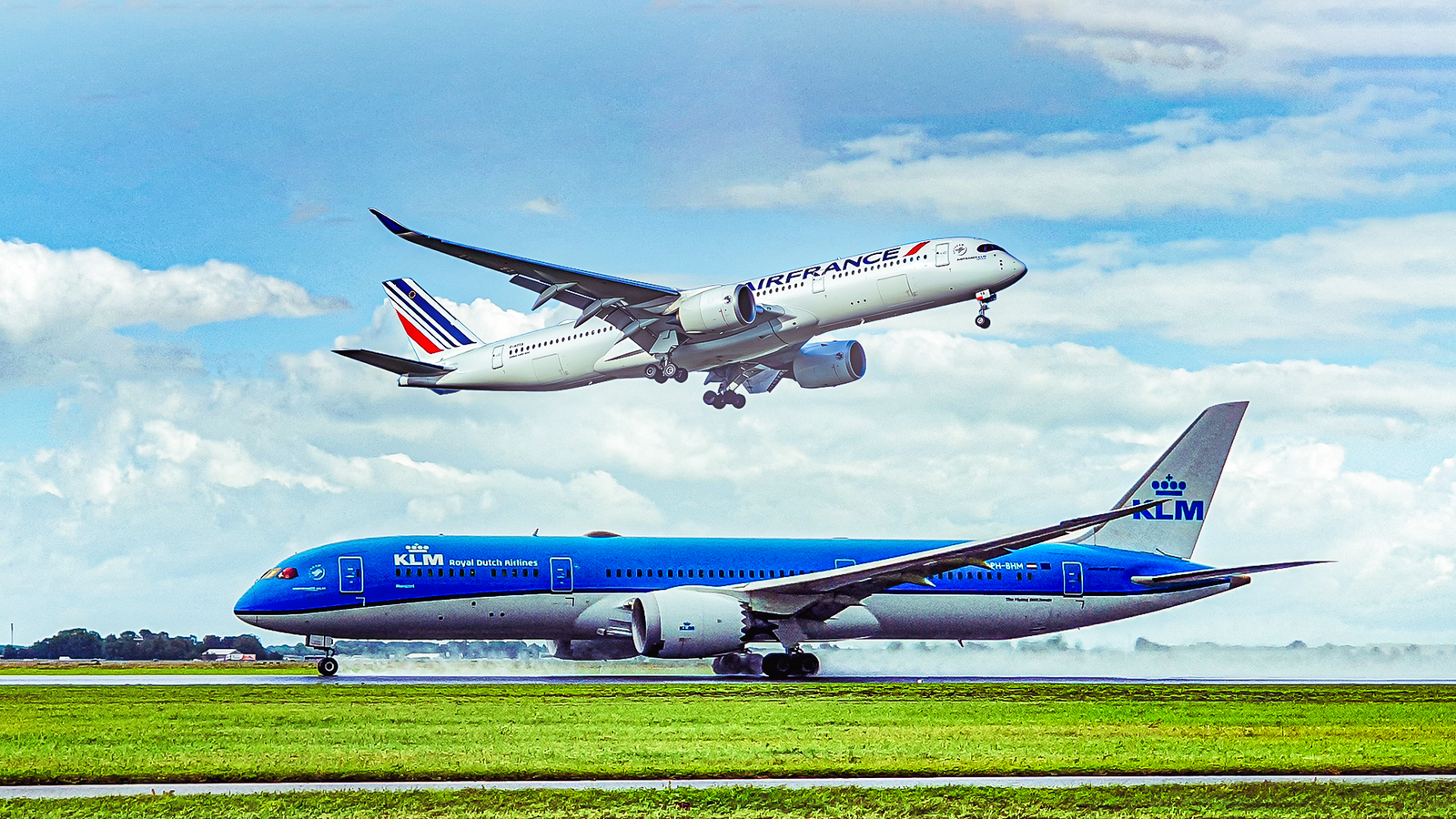 Air France-KLM confirma A350 e B787 voando até 2040s: estratégia ousada