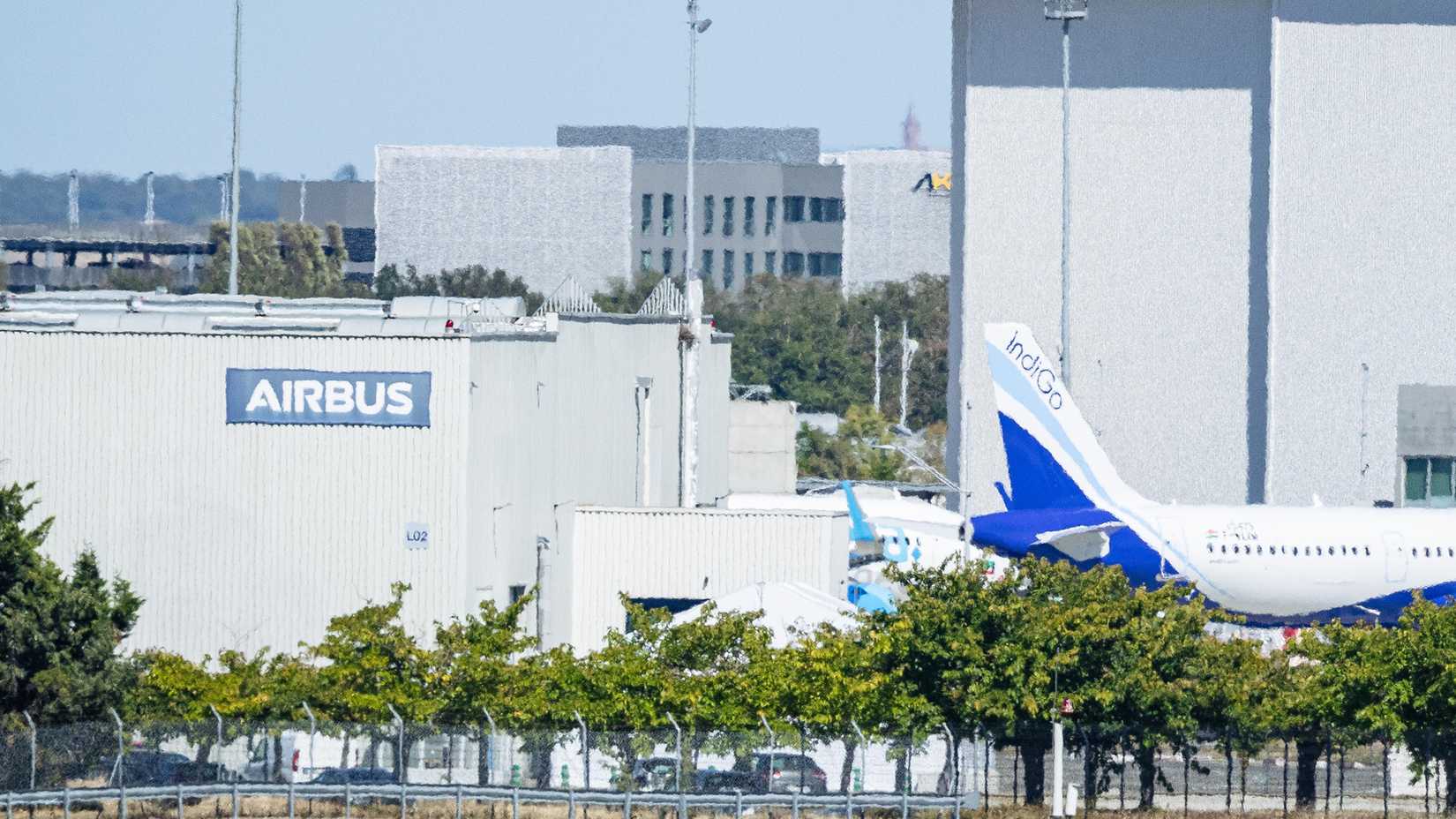 Airbus manufacturing plant and aircraft production facilities in Toulouse