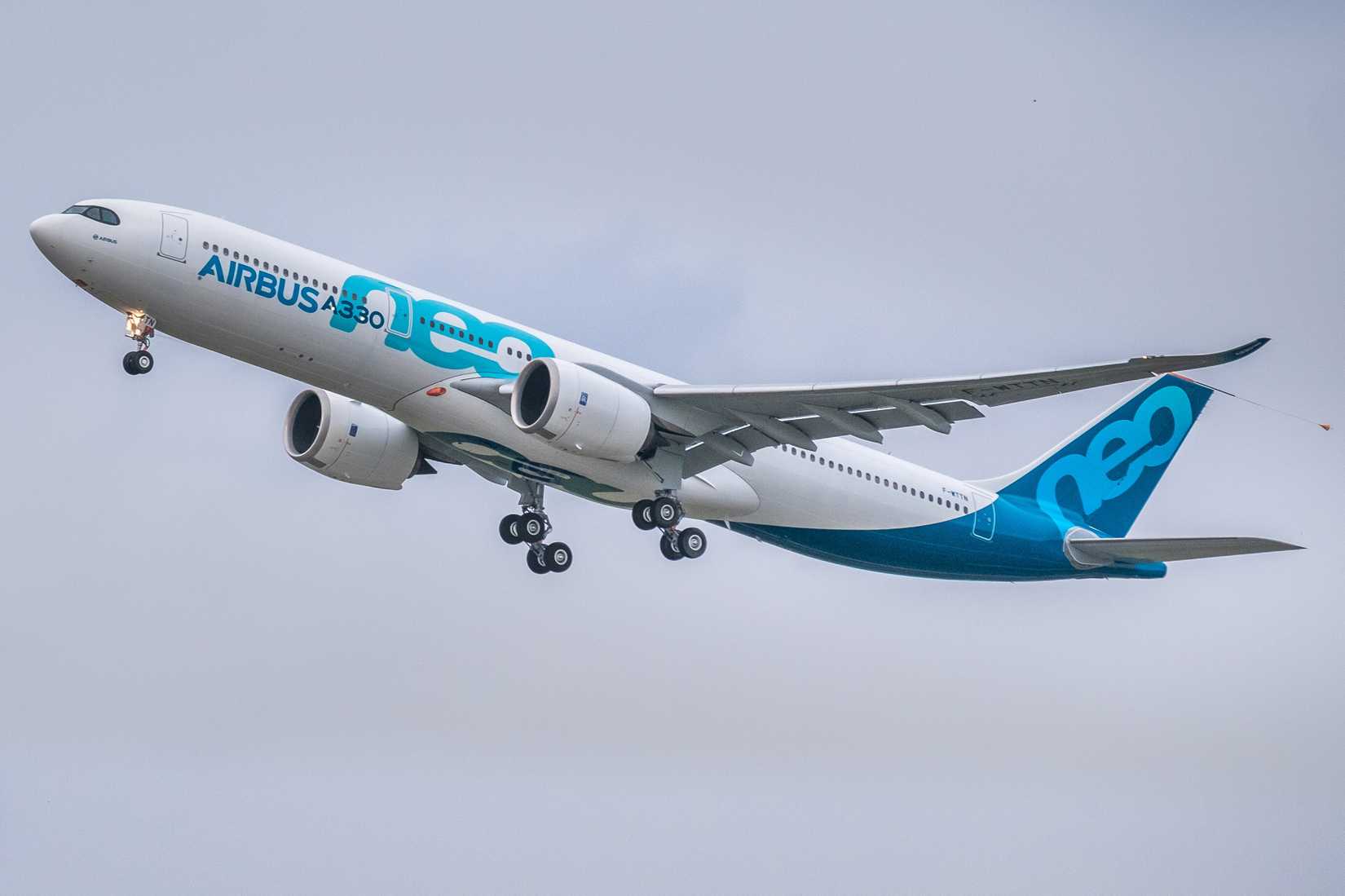 A330neo Prototype Inflight