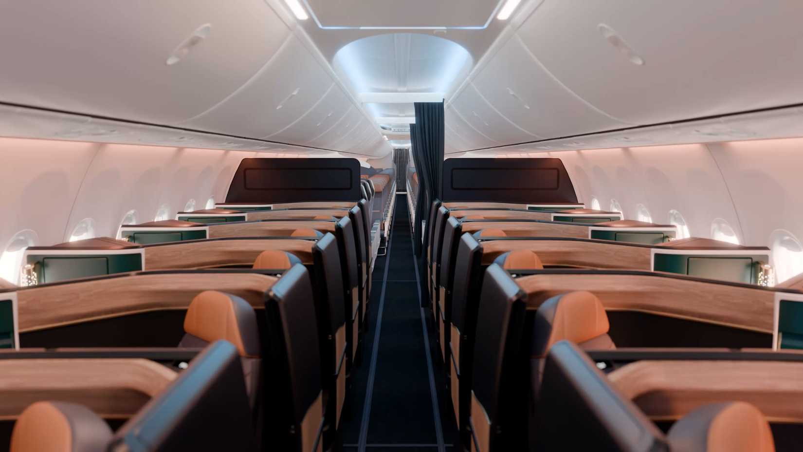 Alaska 737 MAX 10 business class cabin