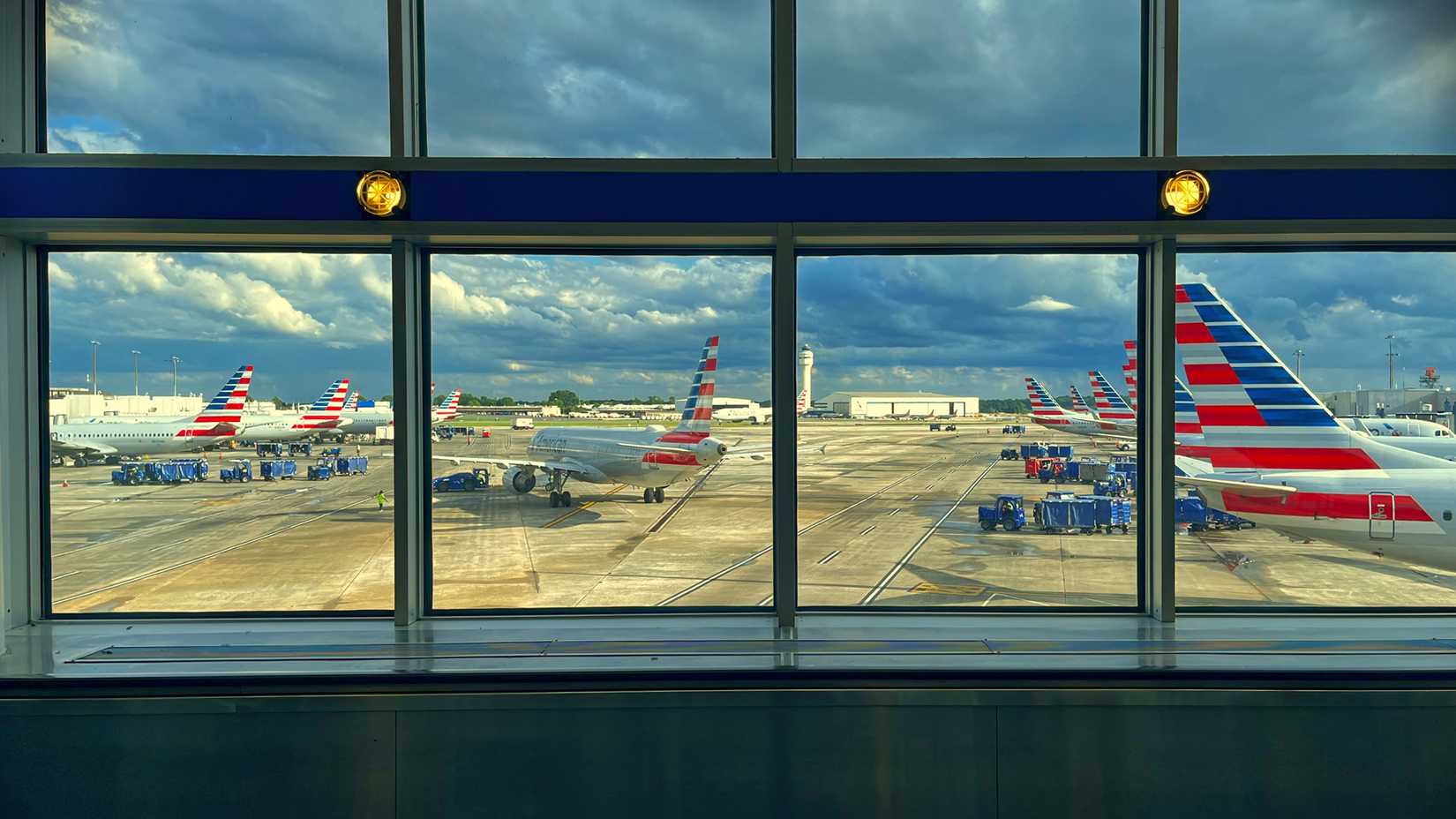 American Airlines aircraft at Charlotte Douglas International Airport