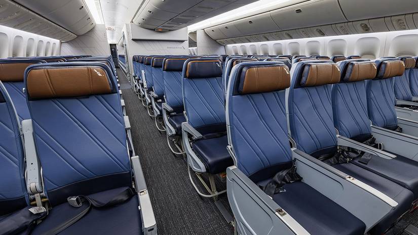 American Airlines Main Cabin seating.