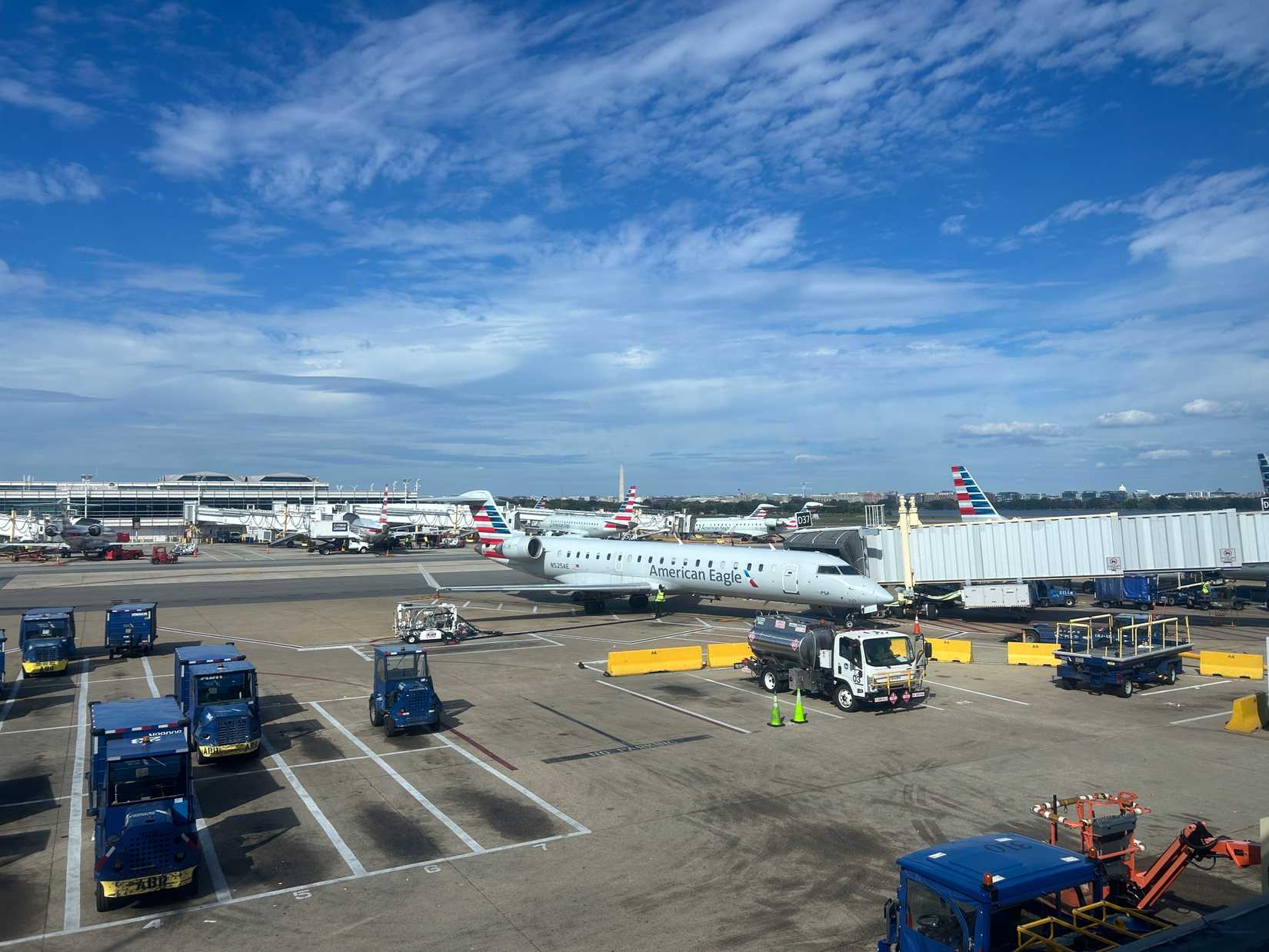 American Airlines parked at gate at Washington National Colinmthompson