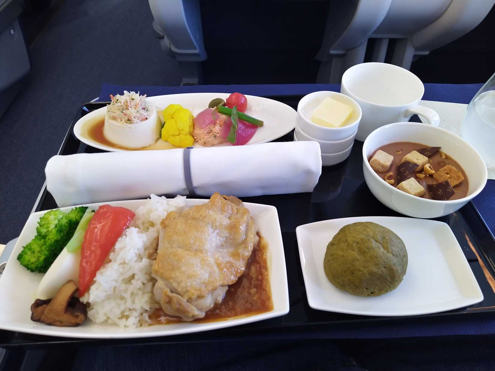 ANA business class meal