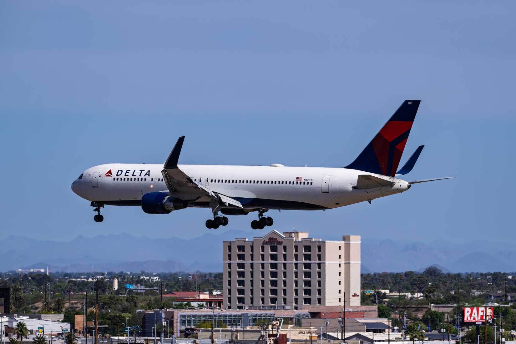 Delta Boeing 767-300ER landing