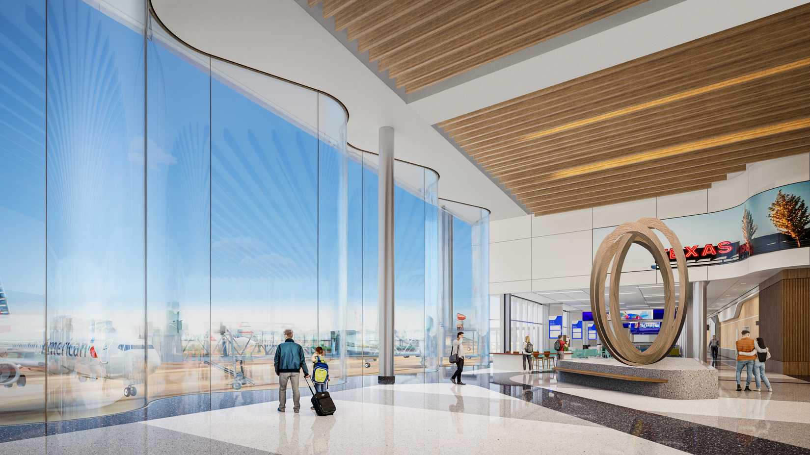 Dynamic Word Transparent The New Feature Coming To Dallas/Fort Worthβs Latest Terminal That Not ...