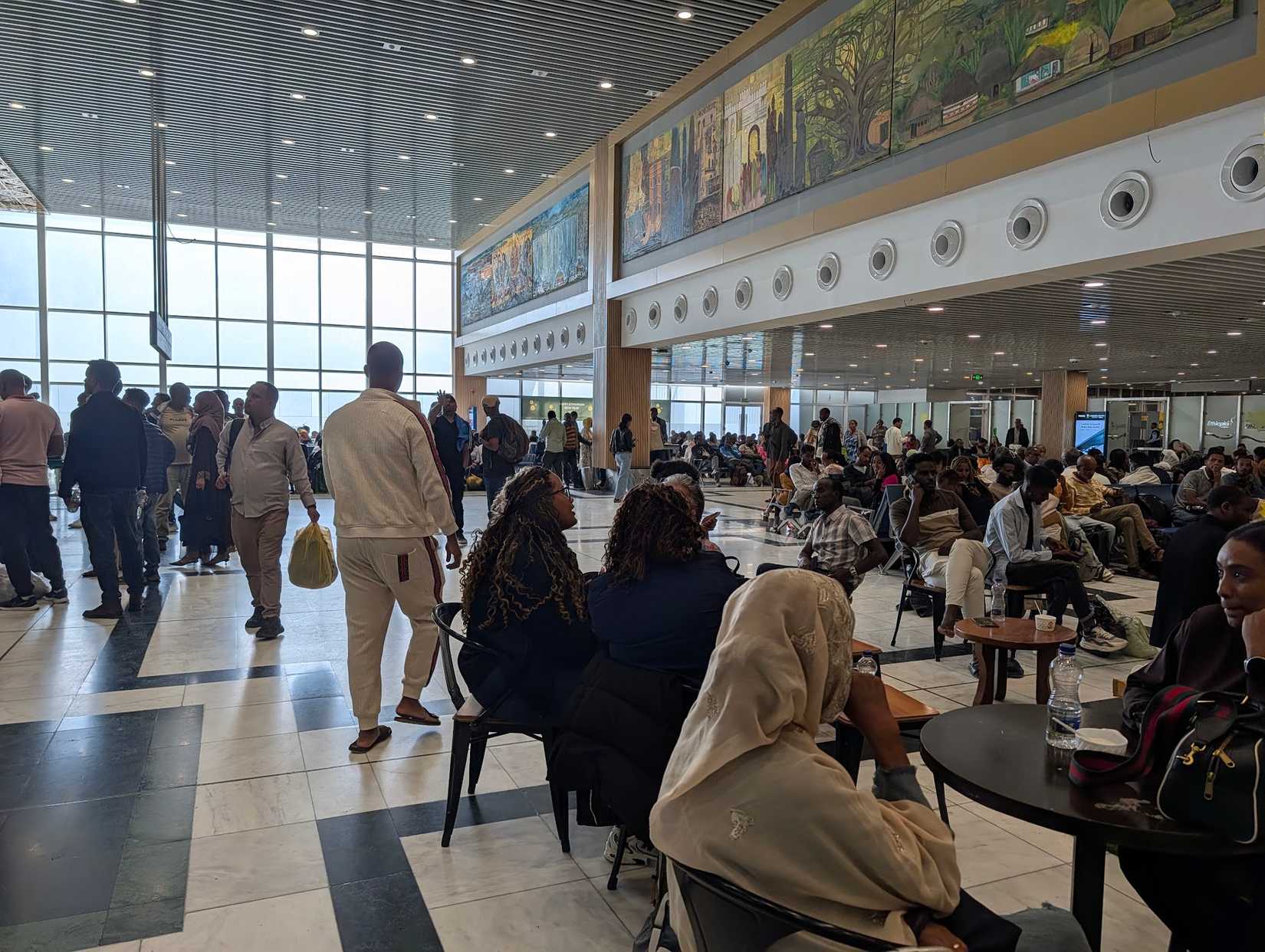 Domestic terminal at Addis Ababa airport