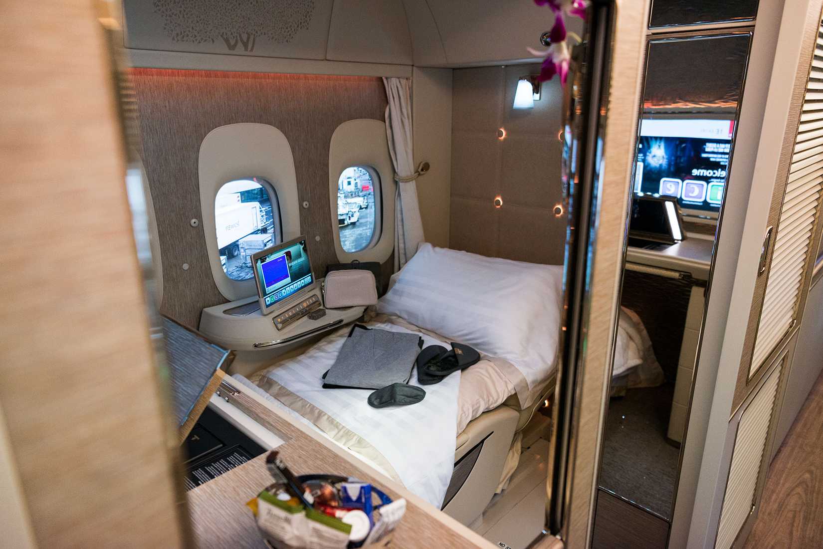 Emirates Boeing 777-300ER first class 