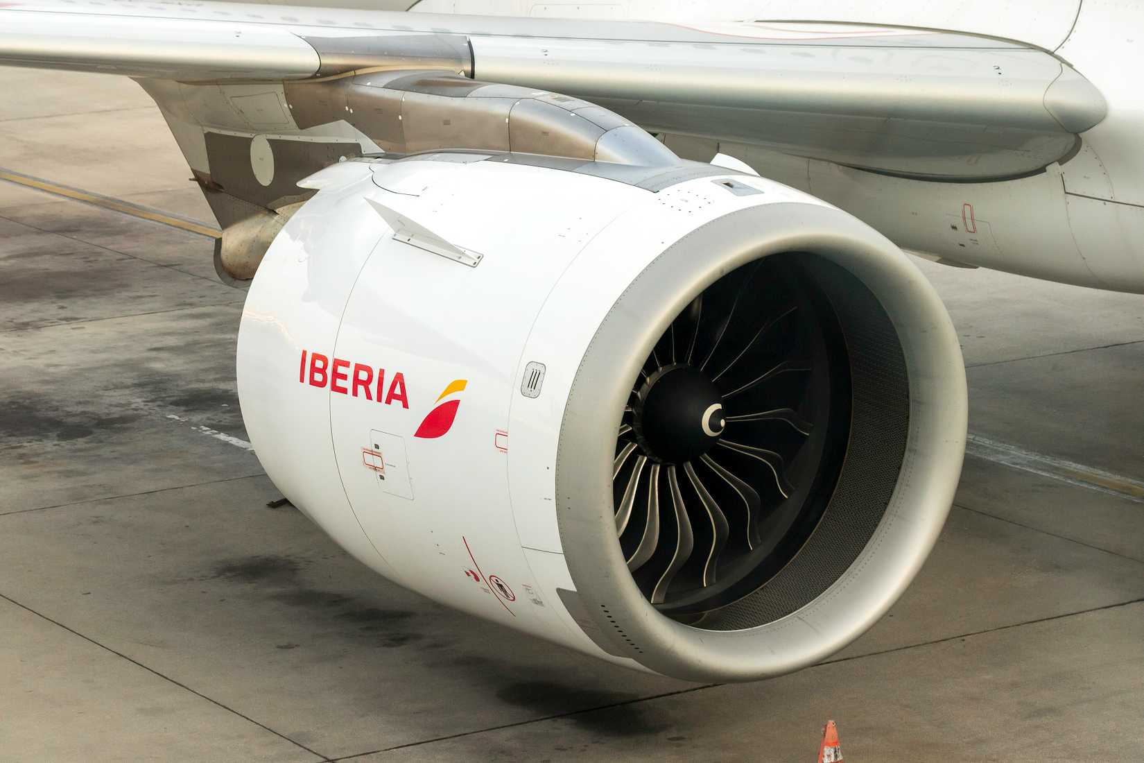 A LEAP engine on an Iberia A320neo