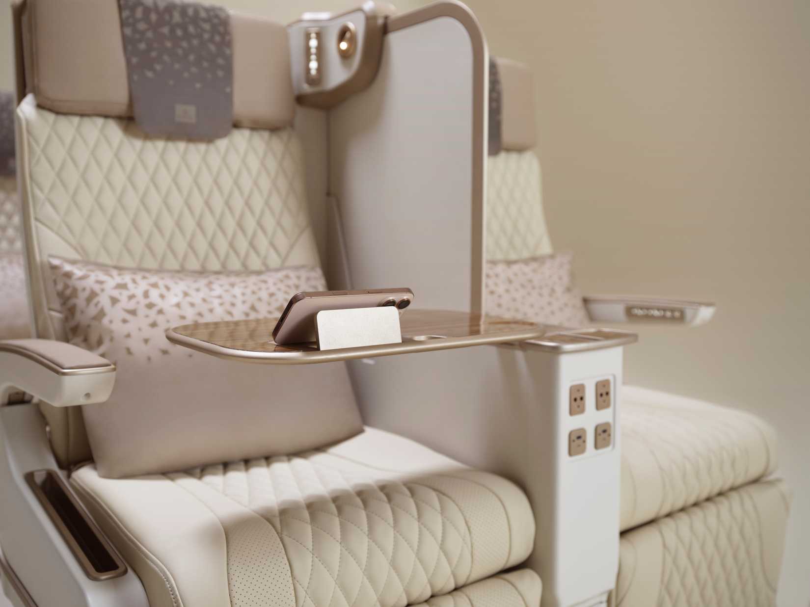 Emirates Airbus A350 new Premium Economy seat 4