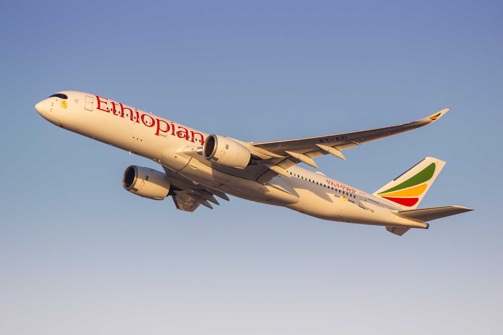 Ethiopian Airlines Airbus A350-900 airplane